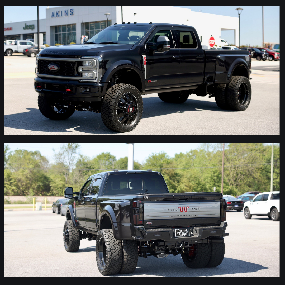 Custom 2024 Akins Ford and Wild Willies 2024 F450 King Ranch Reserve Edition
