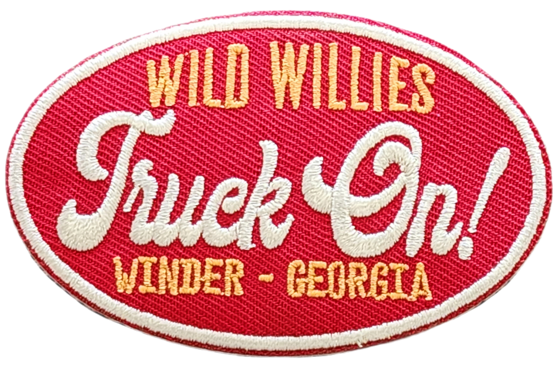 Wild Willies Truck On Oval Single Patch