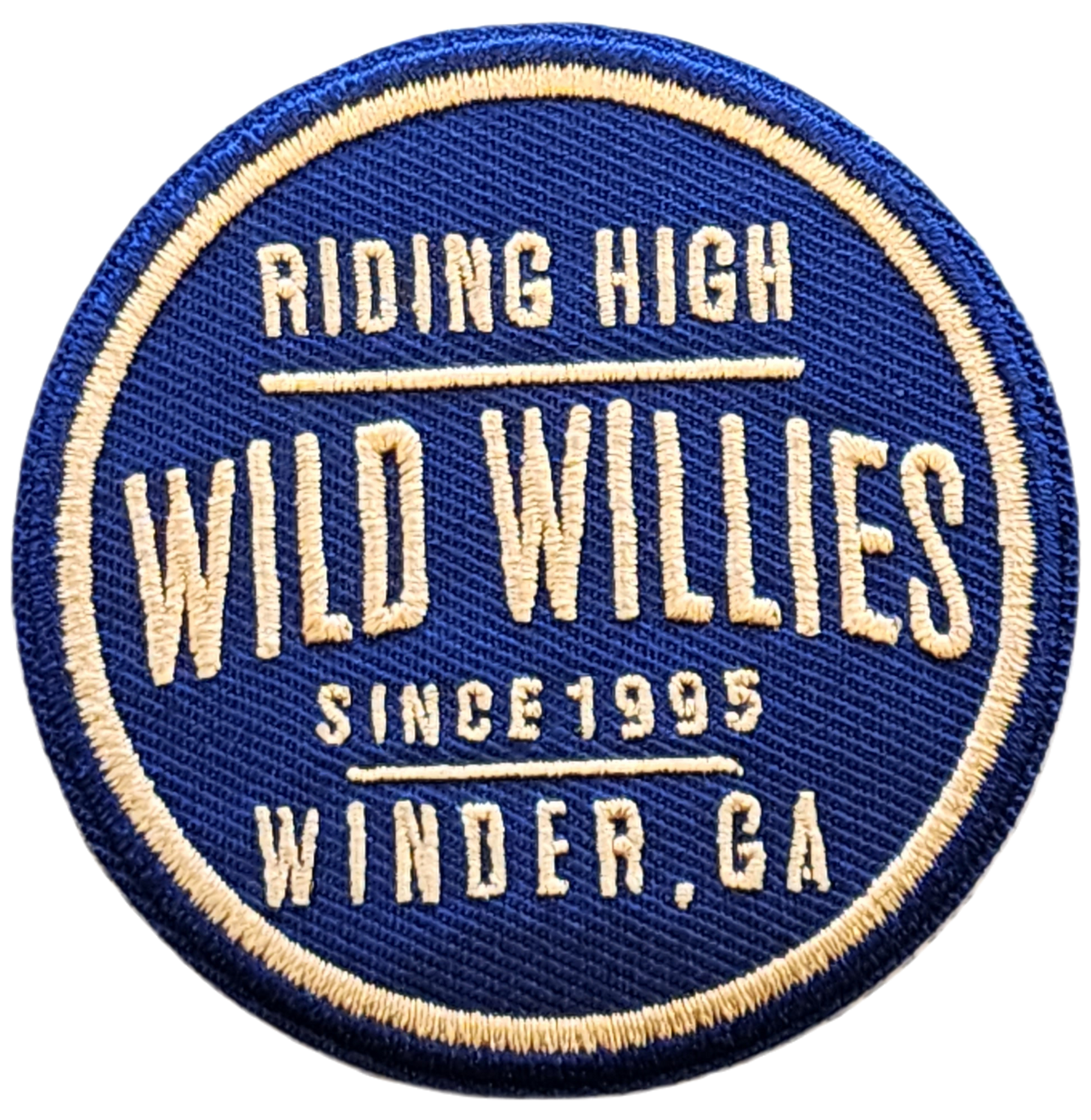 Wild Willies Navy/Gold Patch Series