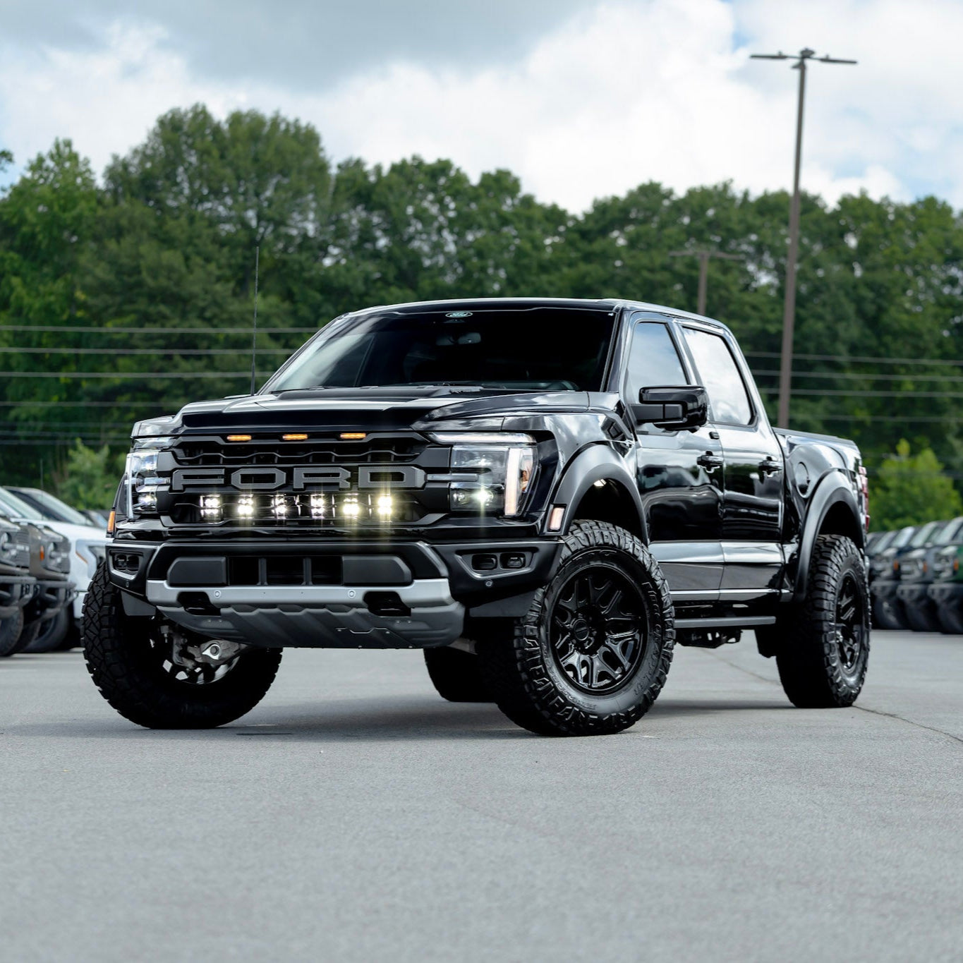 black custom raptor