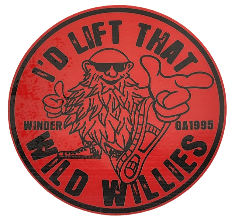 Wild Willies- I'D Lift That-Decal