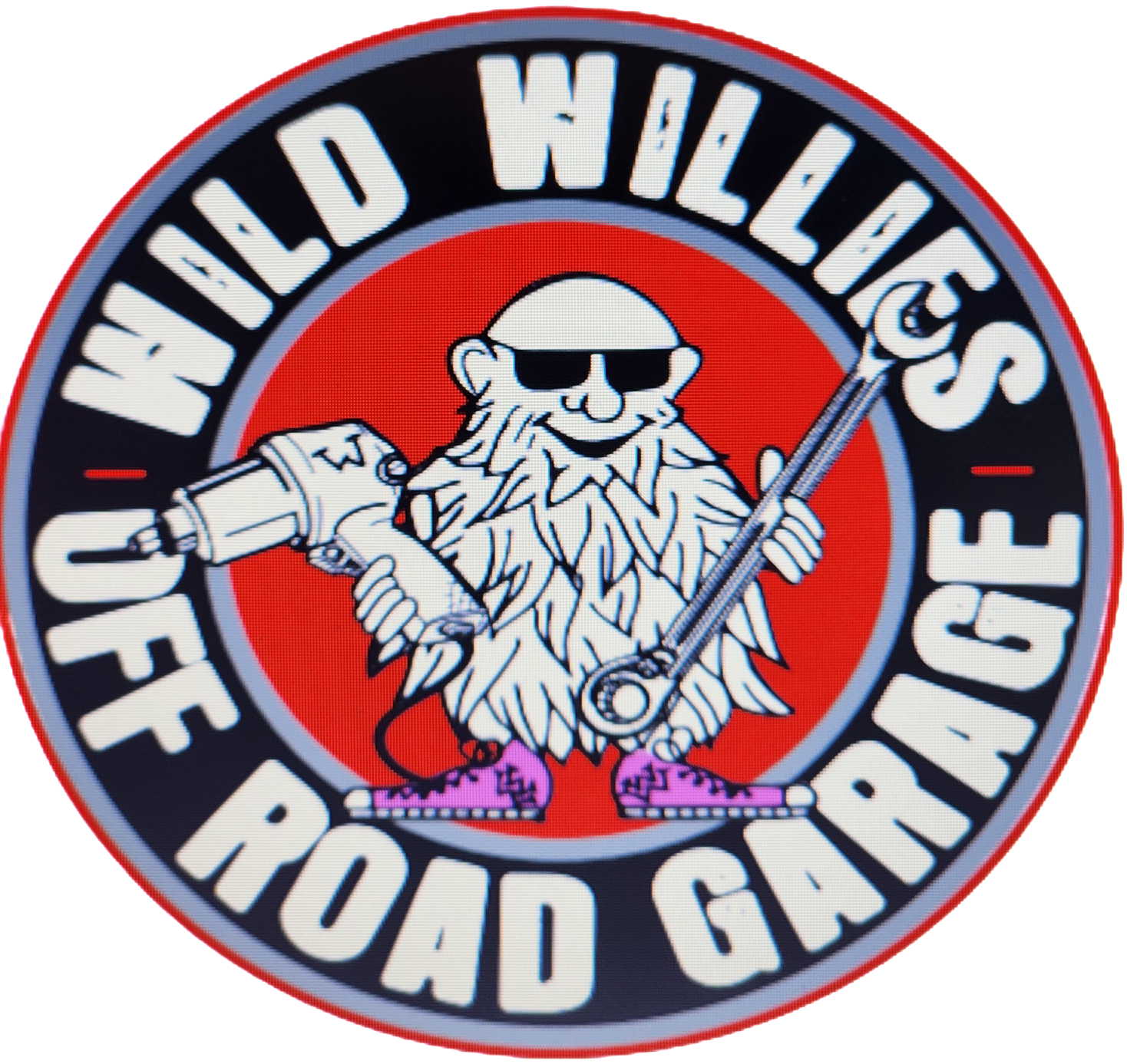Wild Willies" Off Road Garage" Decal