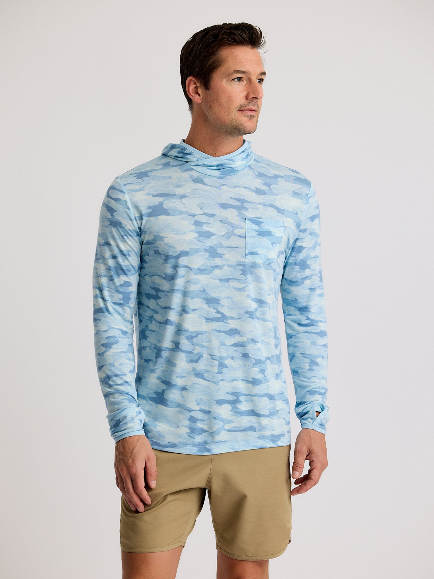 Free Fly Bamboo Lightweight Hoodie- Camo