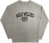 Wild Willies Arch Logo w Block Letters Raglan Sleeve