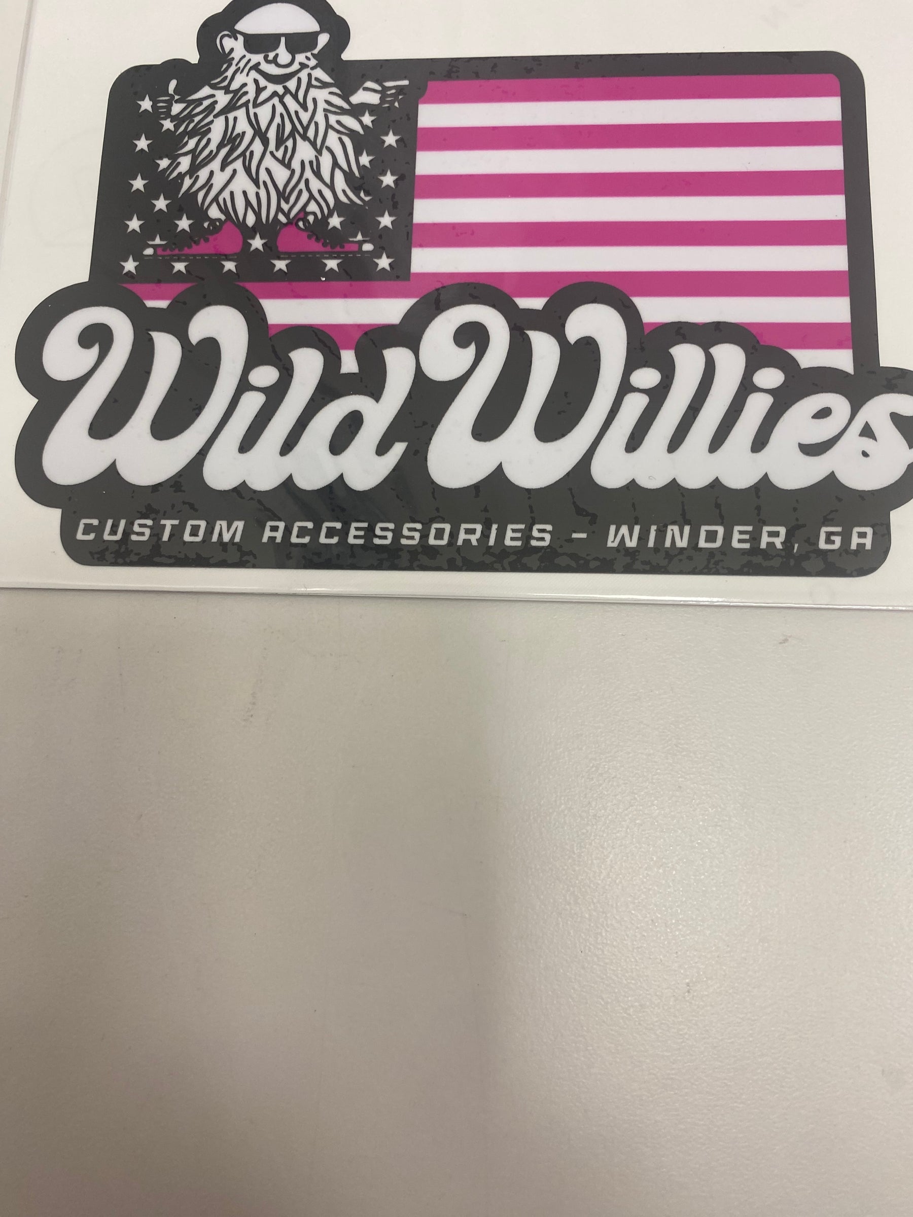 Wild Willies Flag Decal