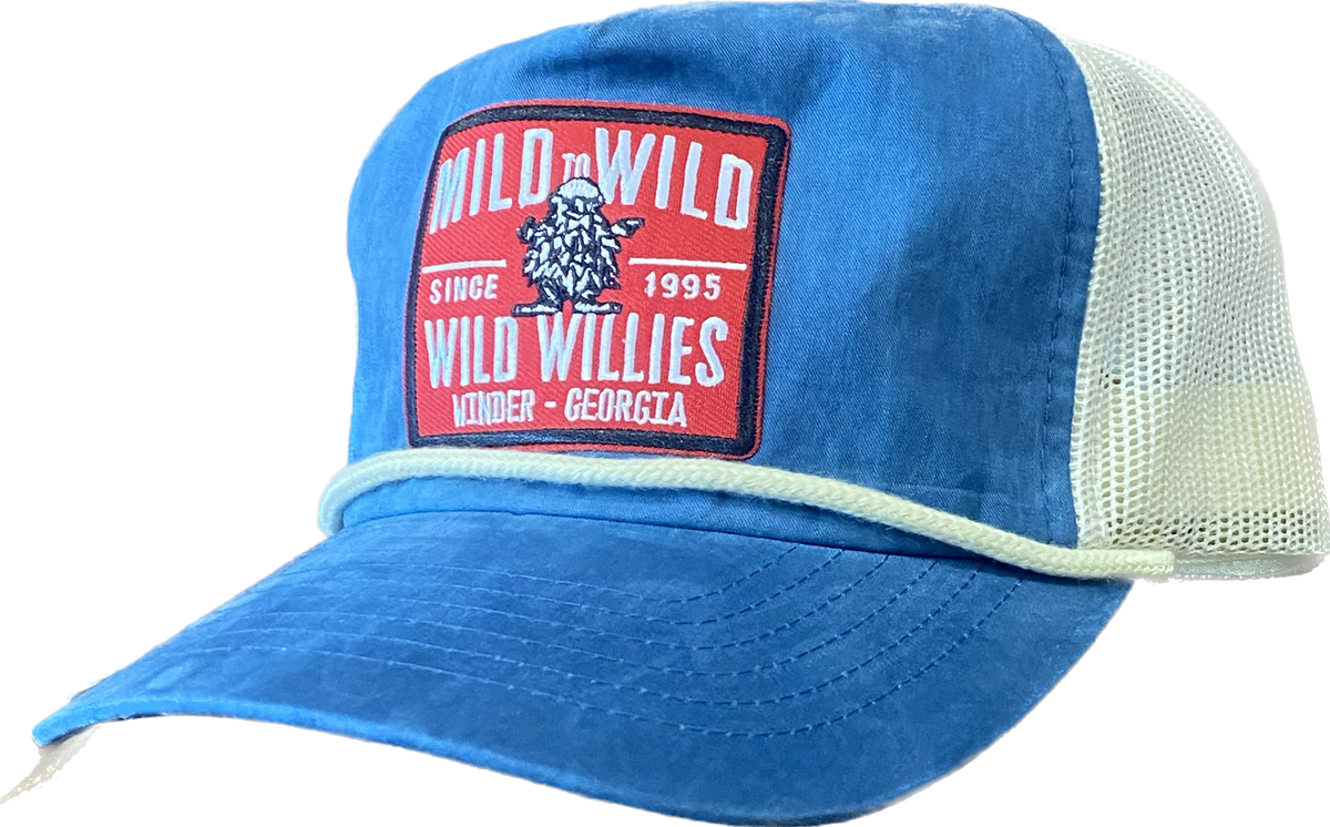 Wild Willies Red Patch Trucker Hat