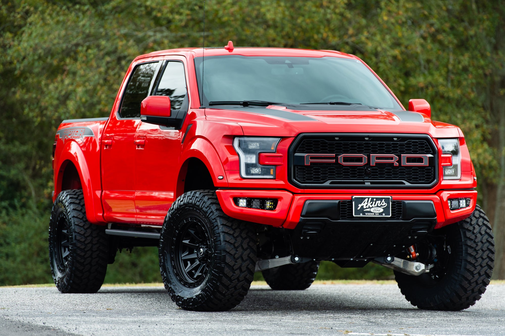 2020 Red Ford Raptor Indo Edition