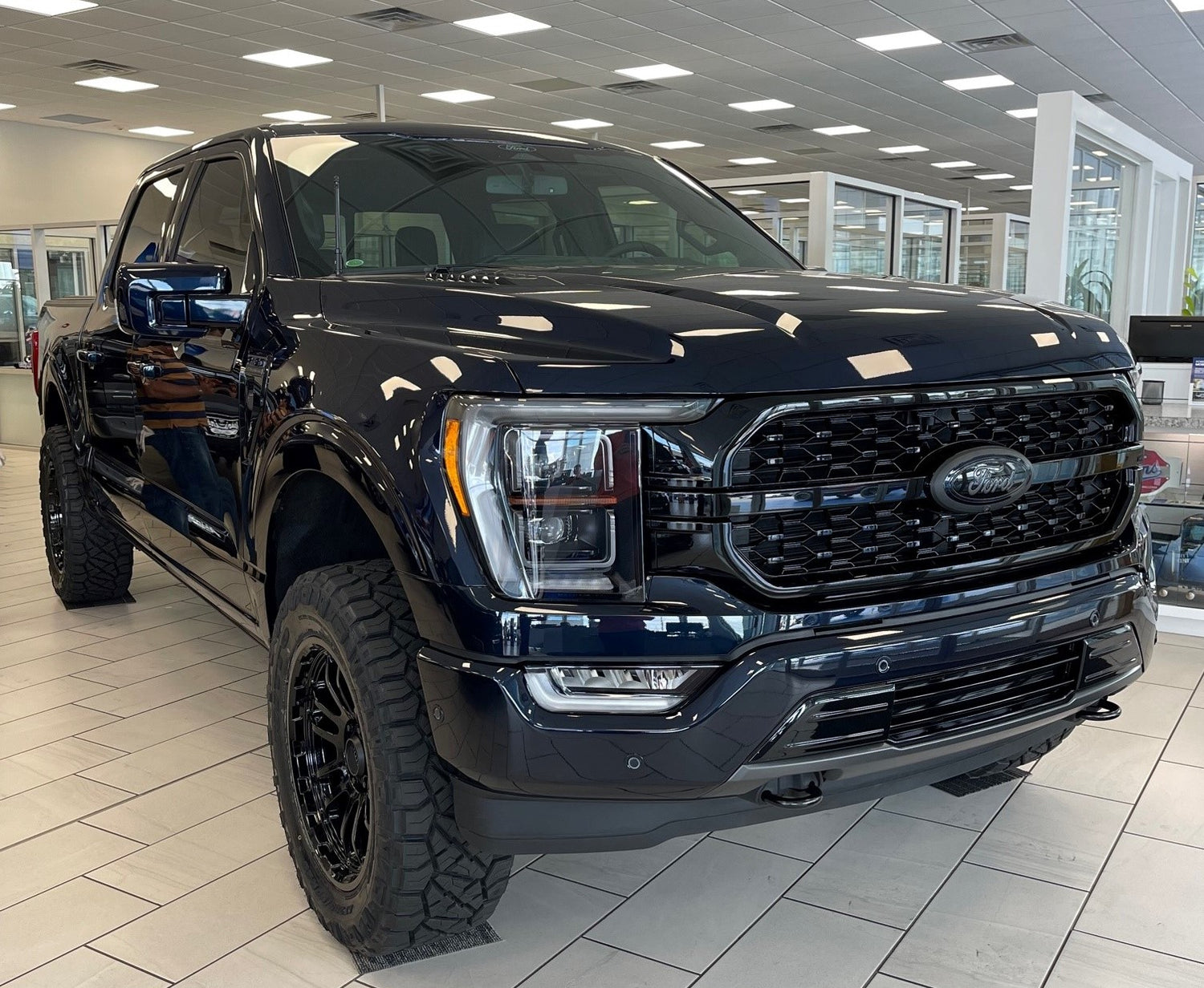 2022 F-150 Platinum Black Appearance Package