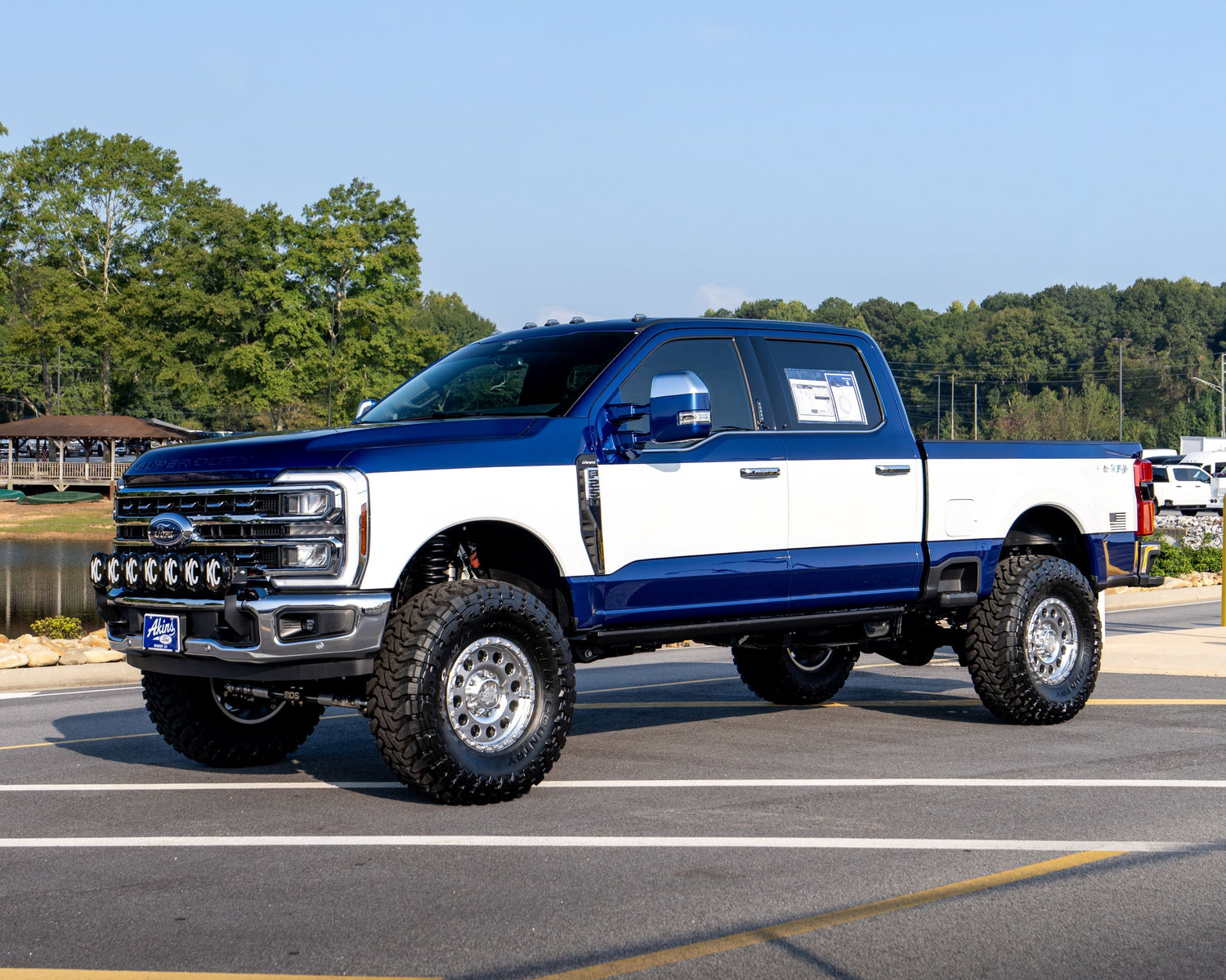 Retro Tu Tone F-250 Lariat in Argon blue | Wild Willies