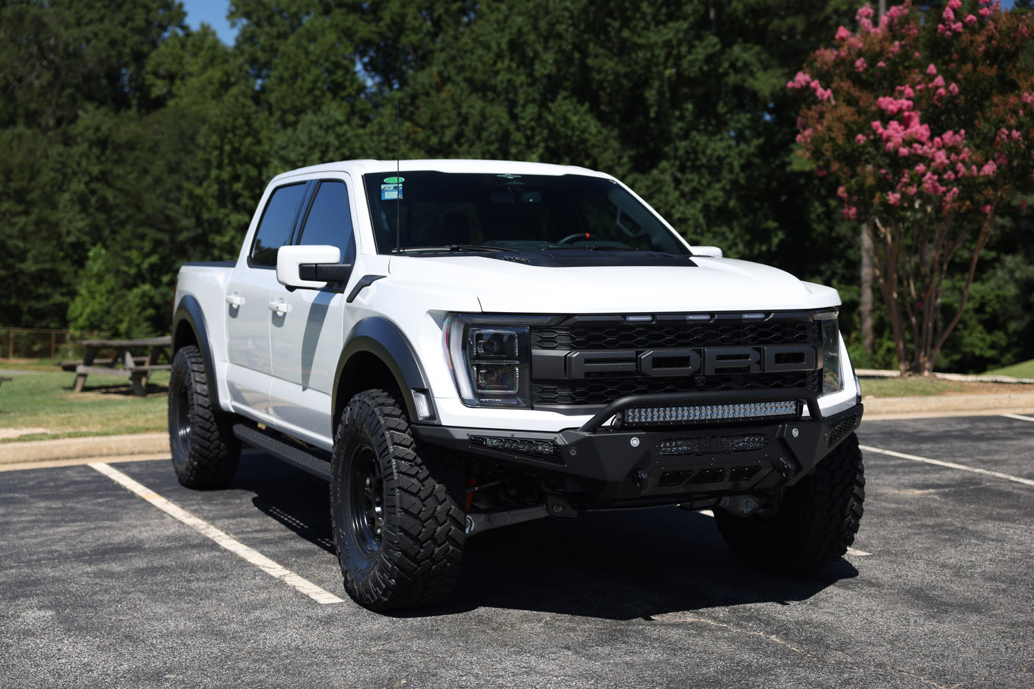 White Svt Raptor Ford Raptor Blanco Levantado