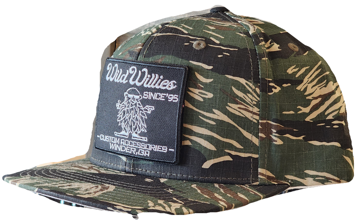 Willies 95 Double Velcro Patch Flat Brim Hat