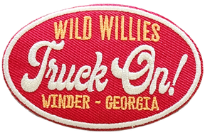 Wild Willies Truck On Oval Single Patch