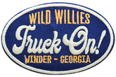 Wild Willies Truck On Oval Single Patch