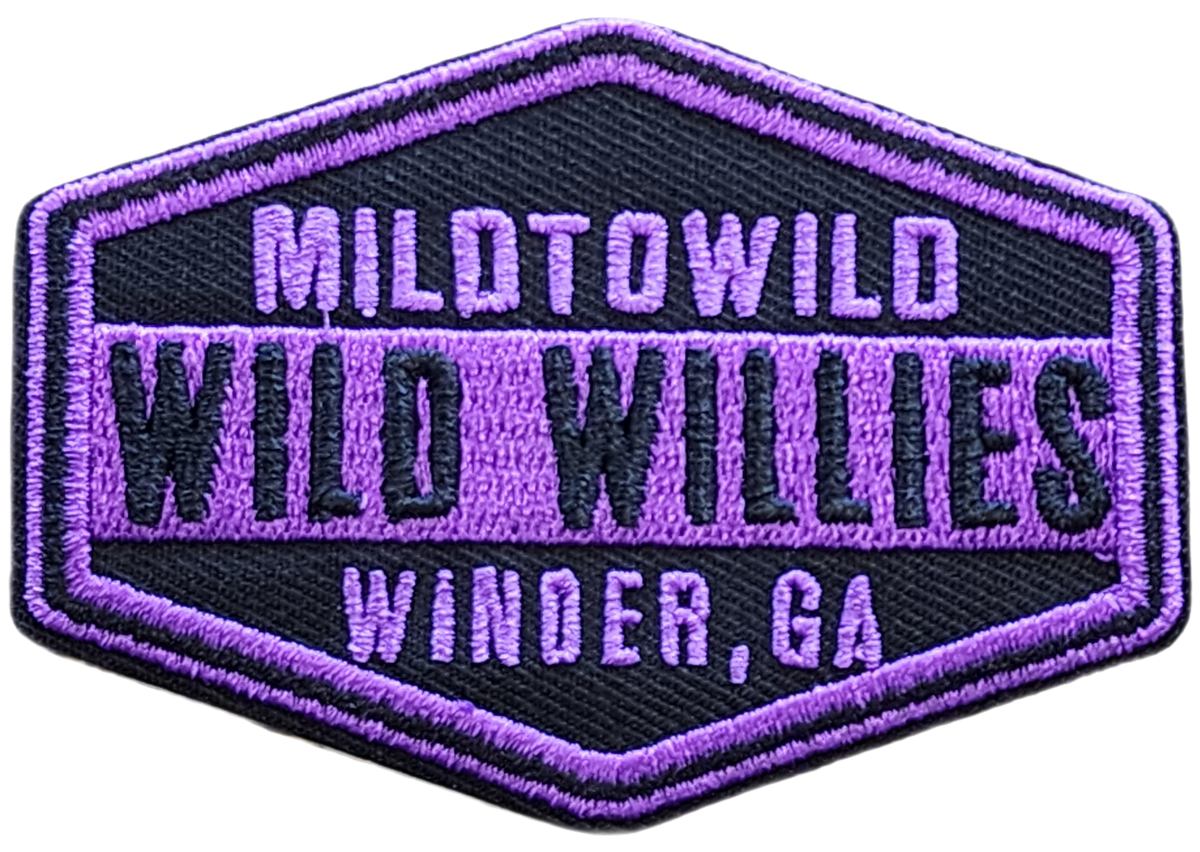 Wild Willies  Garage Shield Patch Single