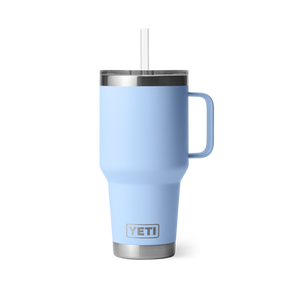 Yeti-35 oz Rambler Straw Mug with Straw Lid