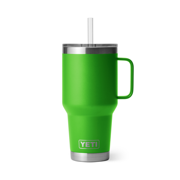 Yeti-35 oz Rambler Straw Mug with Straw Lid