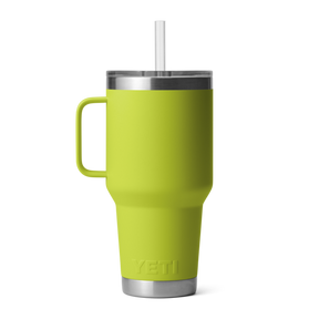 Yeti-35 oz Rambler Straw Mug with Straw Lid