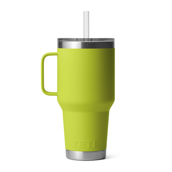 Yeti-35 oz Rambler Straw Mug with Straw Lid