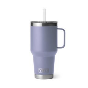 Yeti-35 oz Rambler Straw Mug with Straw Lid