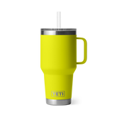 Yeti-35 oz Rambler Straw Mug with Straw Lid