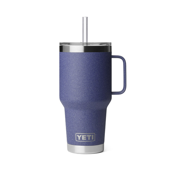Yeti-35 oz Rambler Straw Mug with Straw Lid