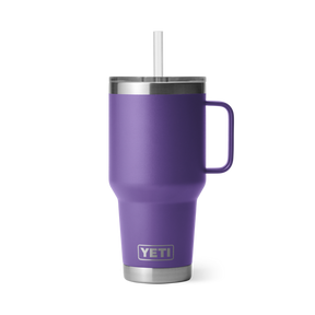 Yeti-35 oz Rambler Straw Mug with Straw Lid