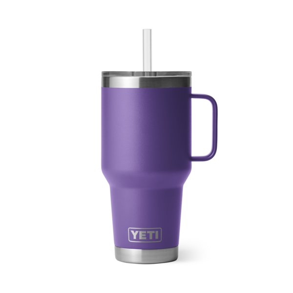 Yeti-35 oz Rambler Straw Mug with Straw Lid