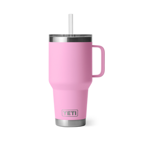 Yeti-35 oz Rambler Straw Mug with Straw Lid