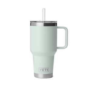 Yeti-35 oz Rambler Straw Mug with Straw Lid
