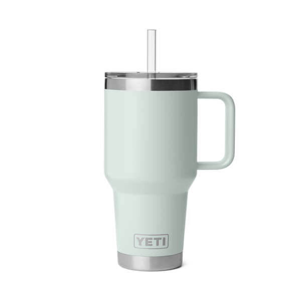 Yeti-35 oz Rambler Straw Mug with Straw Lid