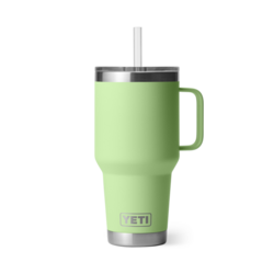 Yeti-35 oz Rambler Straw Mug with Straw Lid