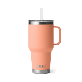 Yeti-35 oz Rambler Straw Mug with Straw Lid