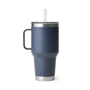 Yeti-35 oz Rambler Straw Mug with Straw Lid