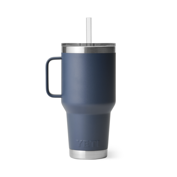 Yeti-35 oz Rambler Straw Mug with Straw Lid