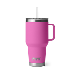 Yeti-35 oz Rambler Straw Mug with Straw Lid