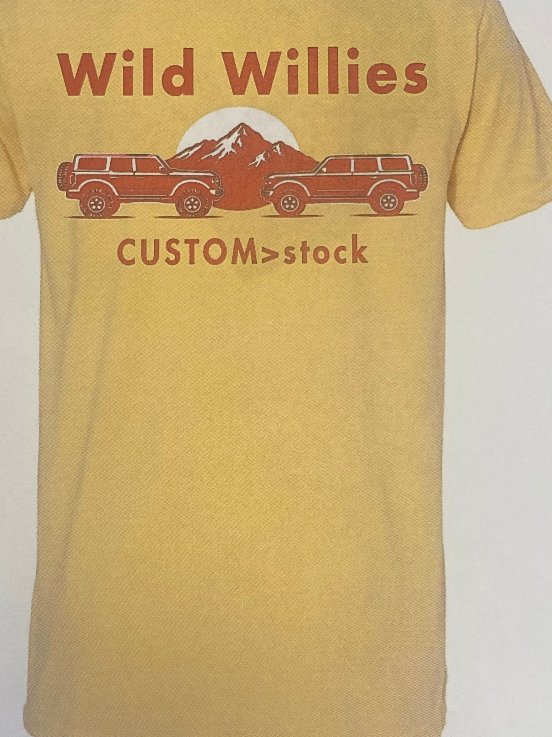 Wild Willies Custom > stock Bronco Tee