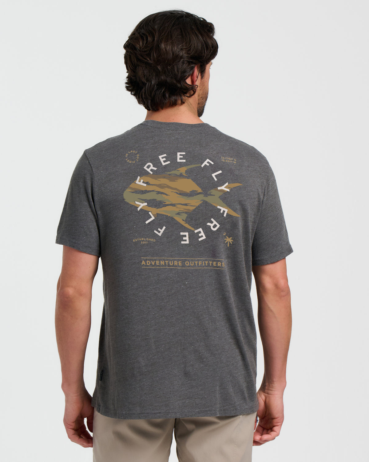 Free Fly Camo Permit Pocket Tee