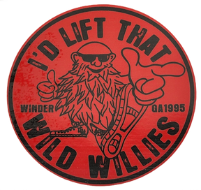 Wild Willies- I'D Lift That-Decal