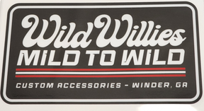Wild Willies Mild To Wild-Rectangle Decal
