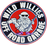Wild Willies" Off Road Garage" Decal