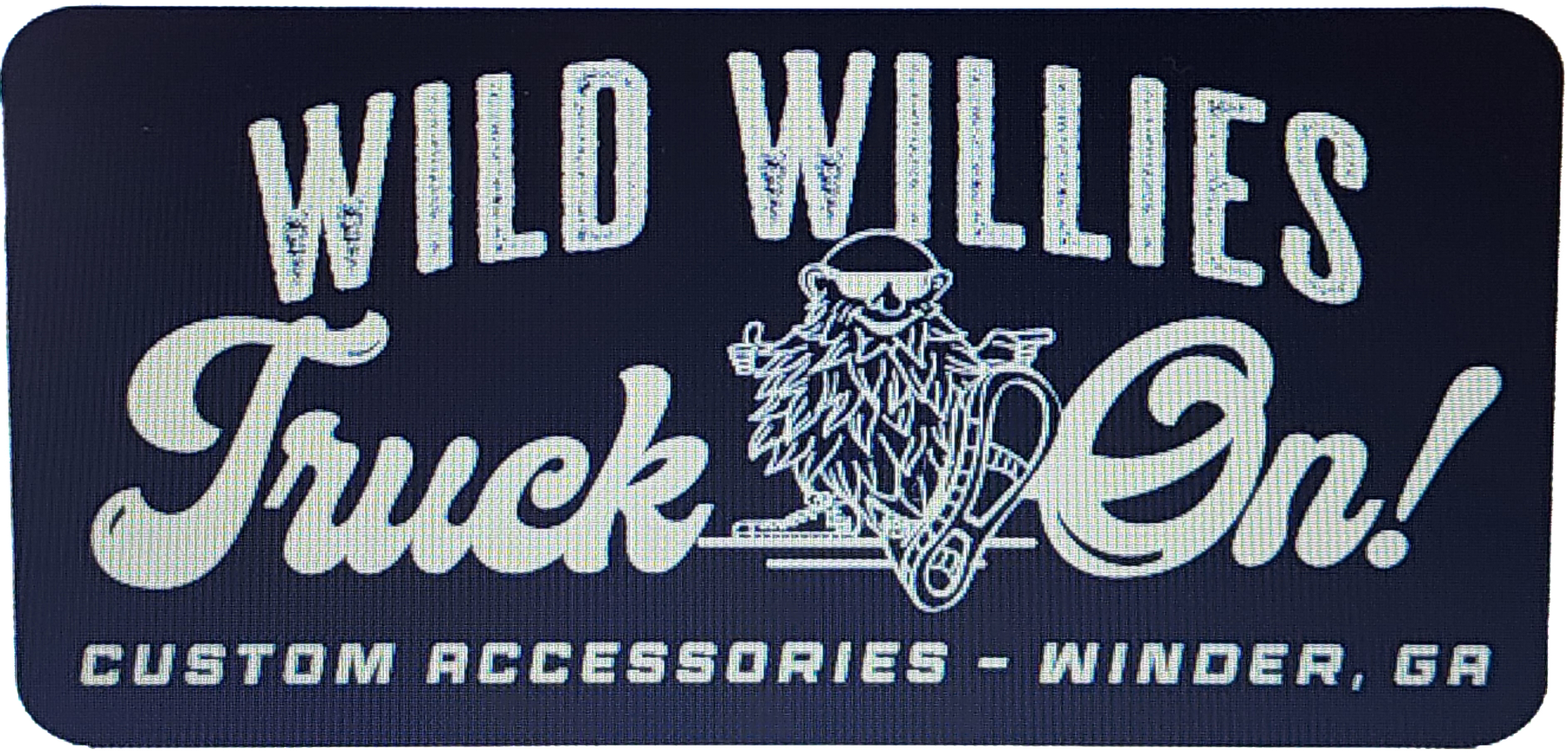 Wild Willies Truck On Decal