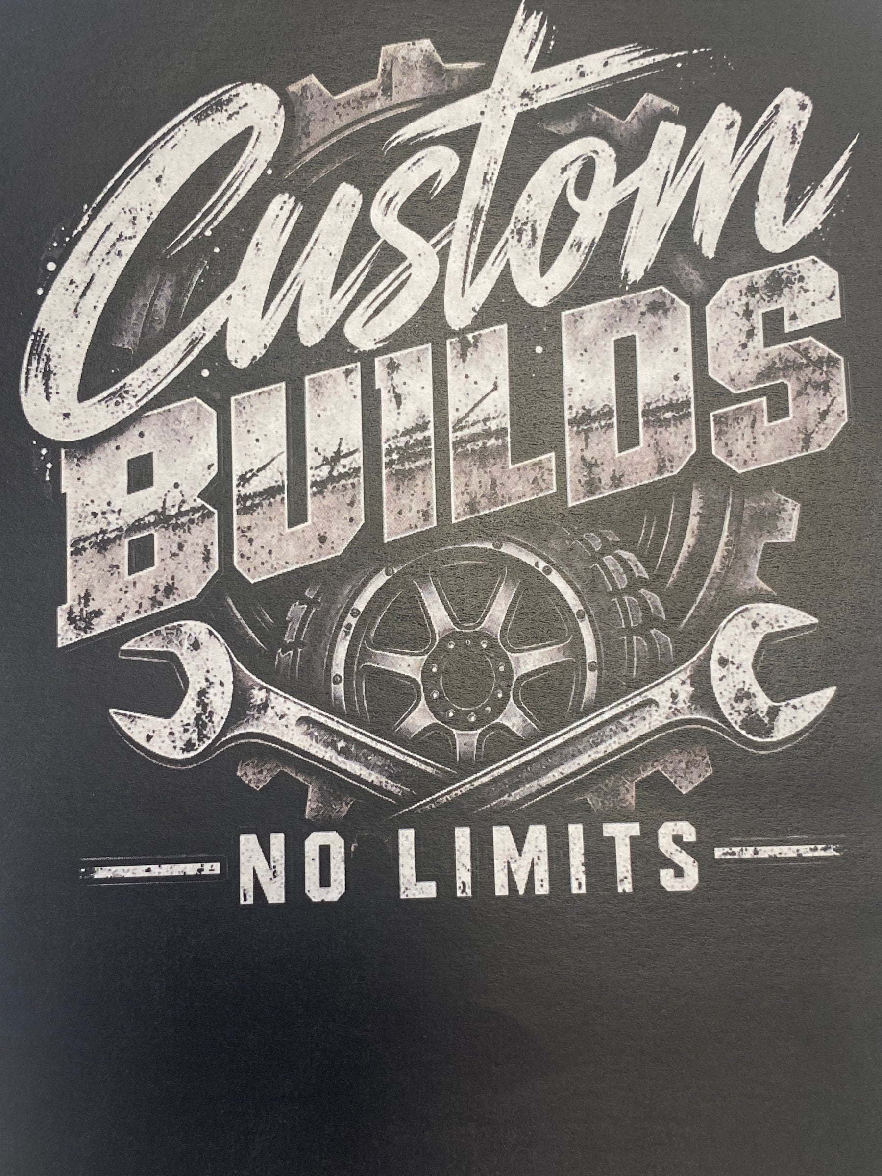 Custom Builds. No Limits. Tee