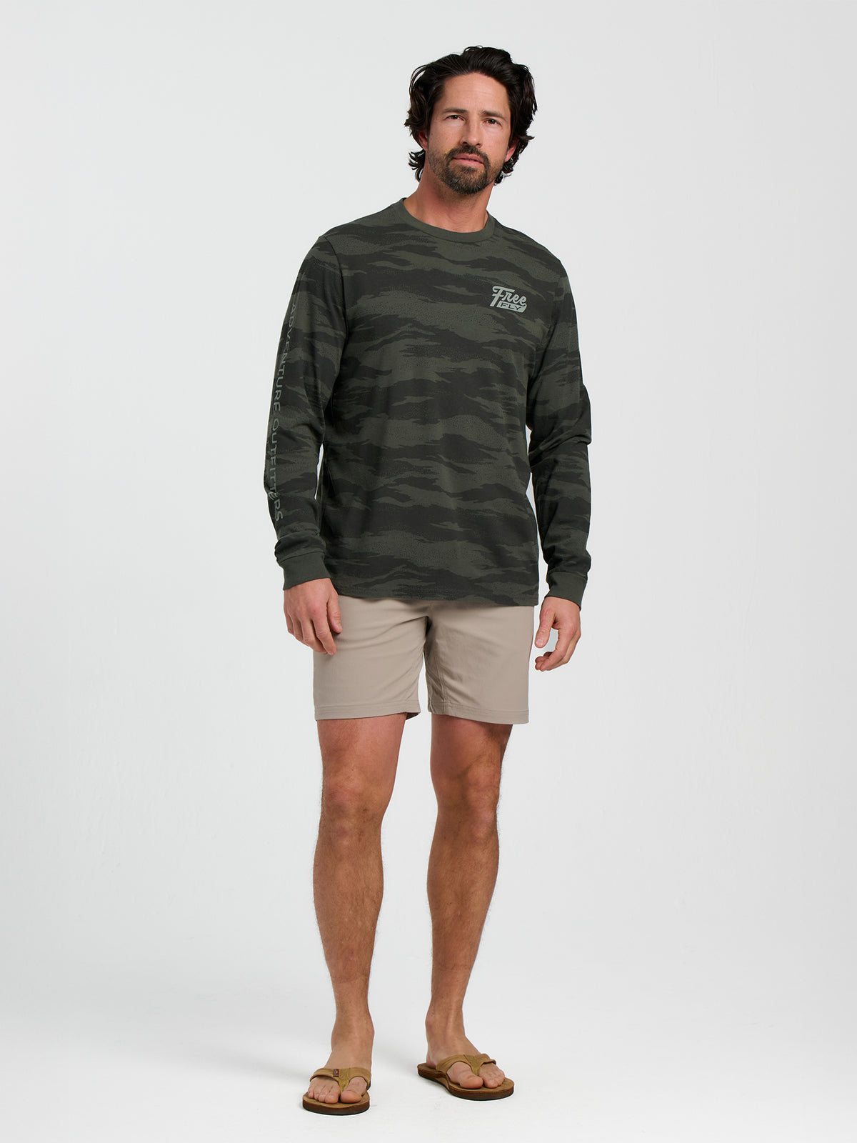 Free Fly Hydro Mist Camo Long Sleeve