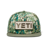 Yeti- Hibiscus Flat Brim Hat