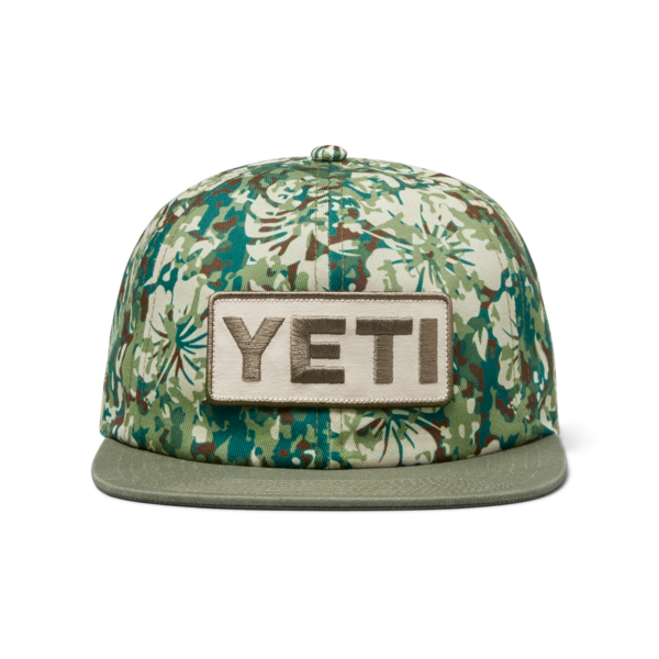 Yeti- Hibiscus Flat Brim Hat