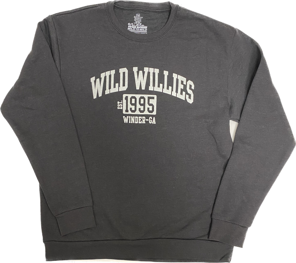 Wild Willies Arch Logo Block Letters Unisex Malibu Sweatshirt