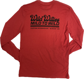 Willies-Mild To Wild Triple Bar Graphic Long Sleeve Tee-6211