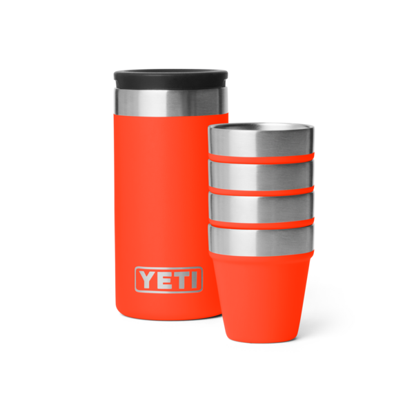 Yeti-Shot Glasses With Carrying Case