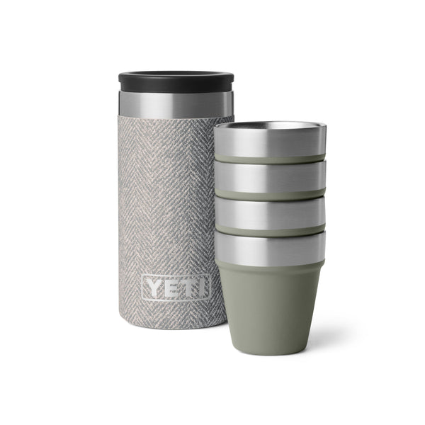 Yeti-Shot Glasses With Carrying Case