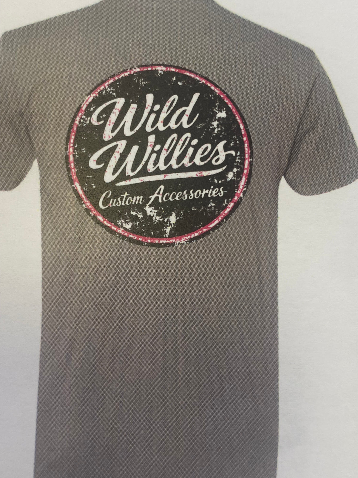 Wild Willies Distressed Circle Logo Tee